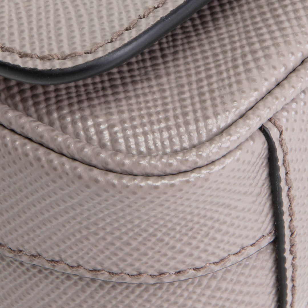 PRADA Saffiano Messenger Bag- Grey