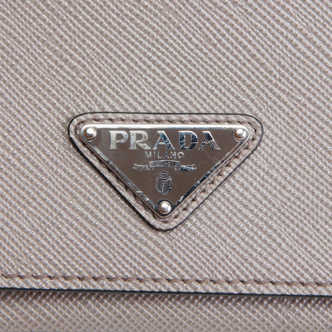 PRADA Saffiano Messenger Bag- Grey