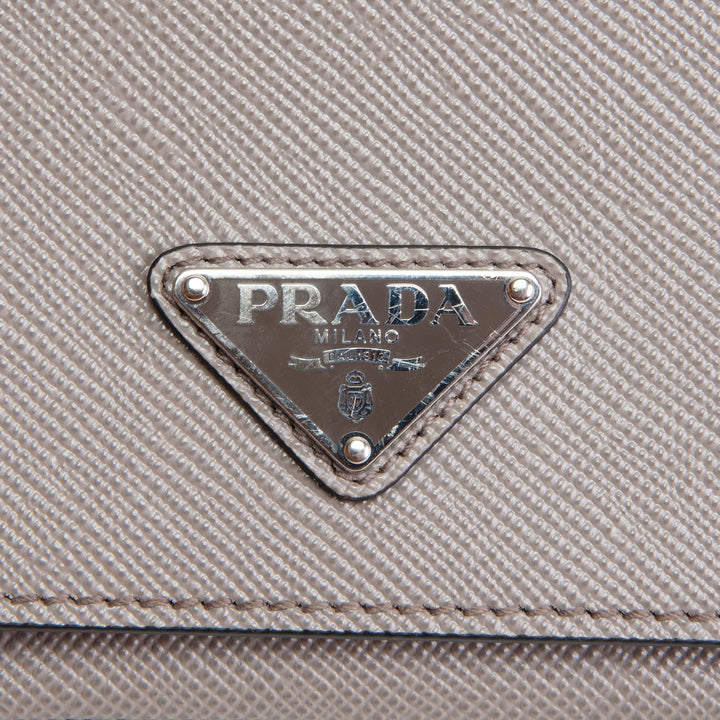 PRADA Saffiano Messenger Bag- Grey