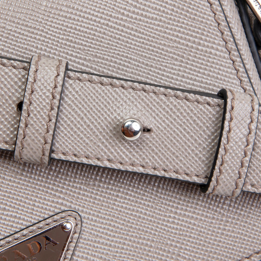 PRADA Saffiano Messenger Bag- Grey