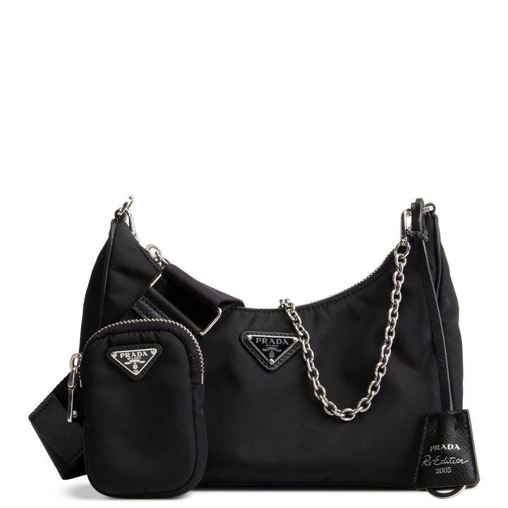 PRADA Re-Edition 2005 Shoulder Bag - Black