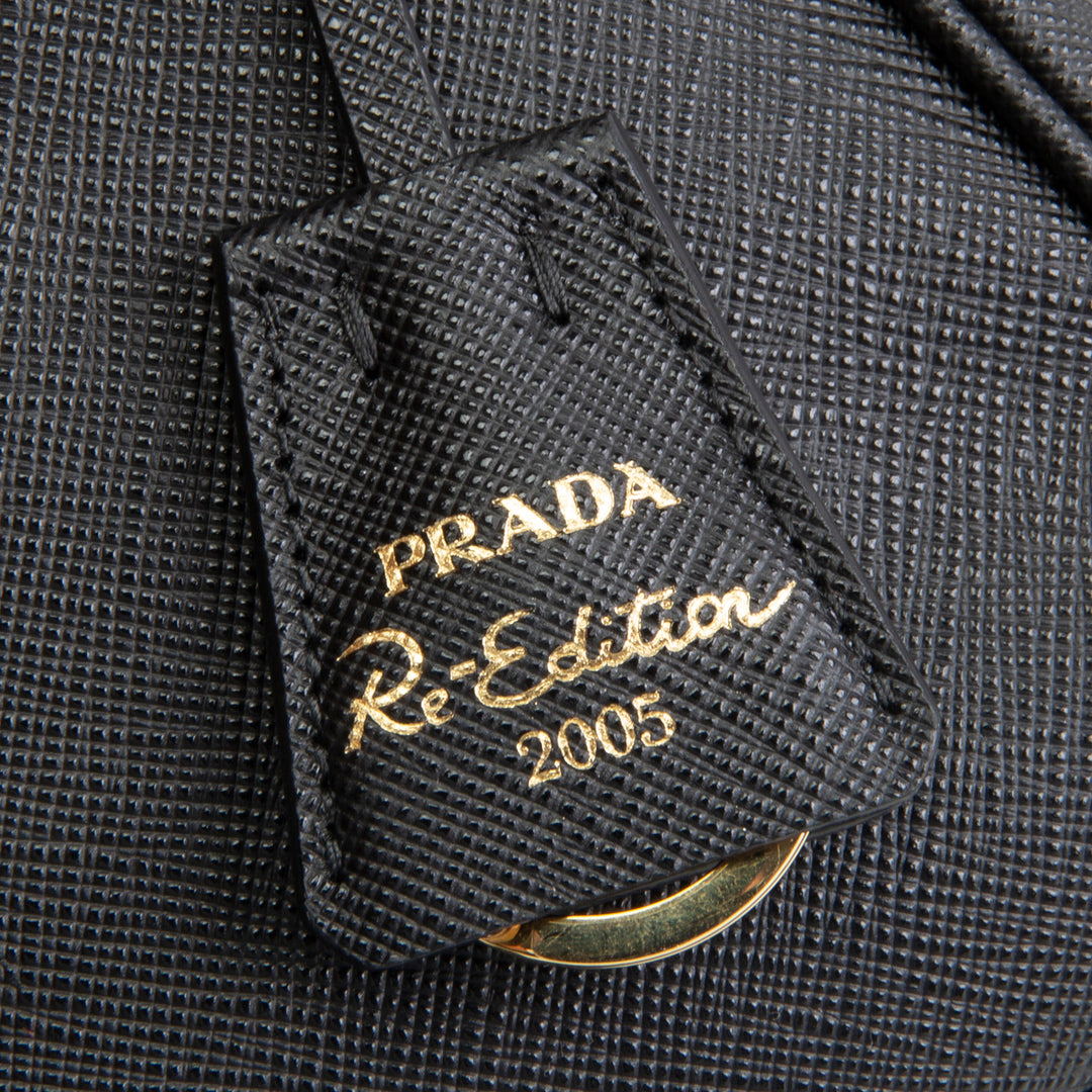 PRADA Saffiano Leather Re Edition 2005 - Black