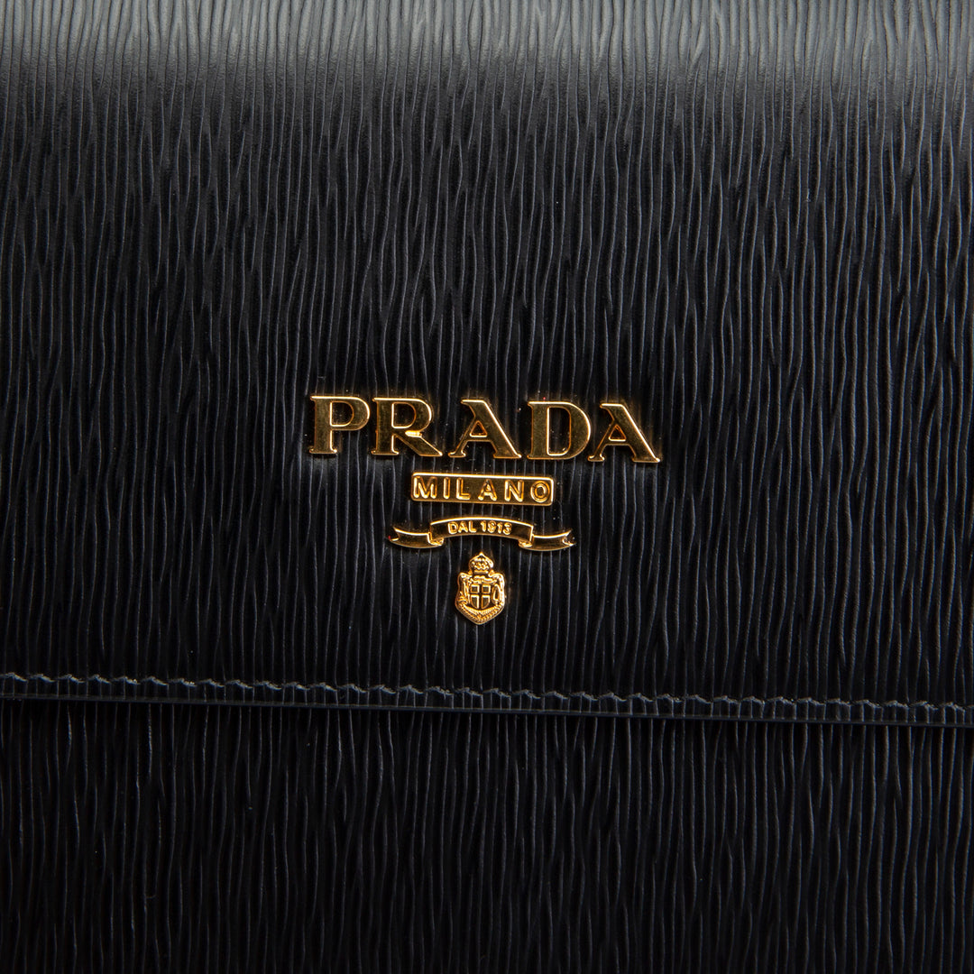 PRADA Saffiano Wallet on Strap