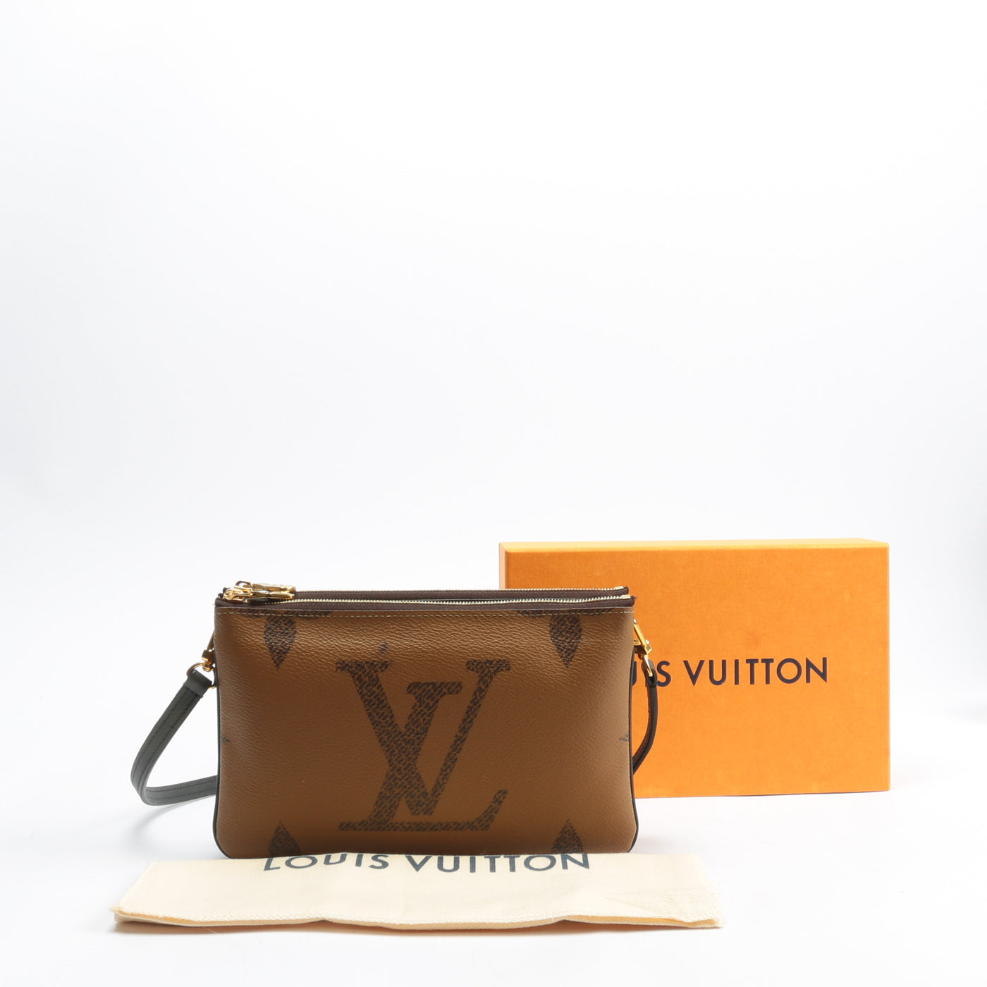 Louis Vuitton Double Zip Pochette - Autres Toiles Monogram