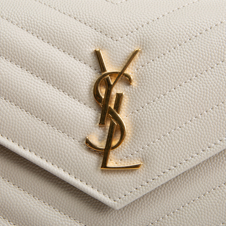 SAINT LAURENT Cassandre Envelope Chain Wallet