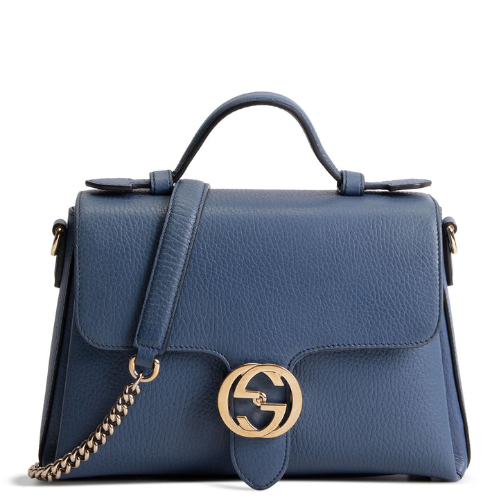 GUCCI Interlocking GG Top Handle - Blue