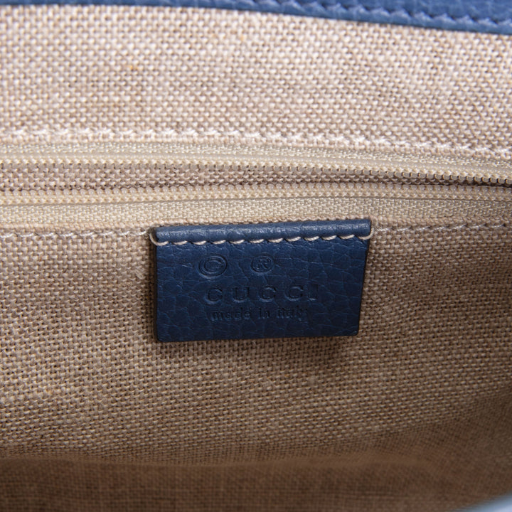 GUCCI Interlocking GG Top Handle - Blue