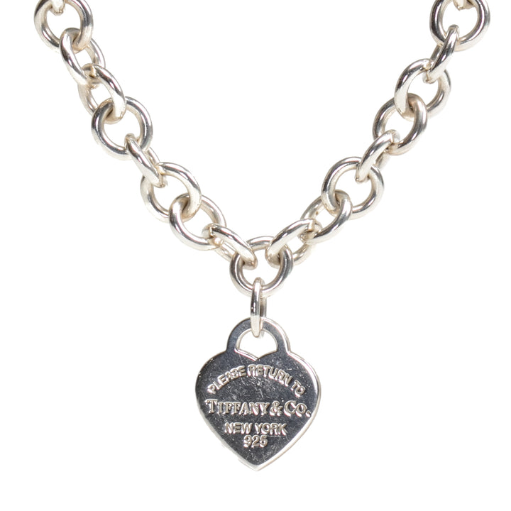 TIFFANY & CO. Heart Tag Chain Link Necklace