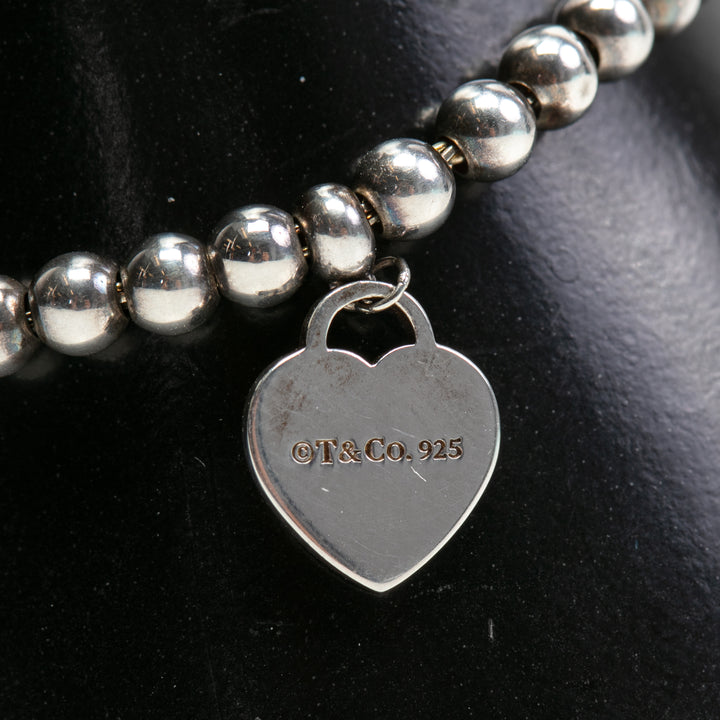 TIFFANY & CO. Heart Tag Bead Bracelet - FINAL SALE