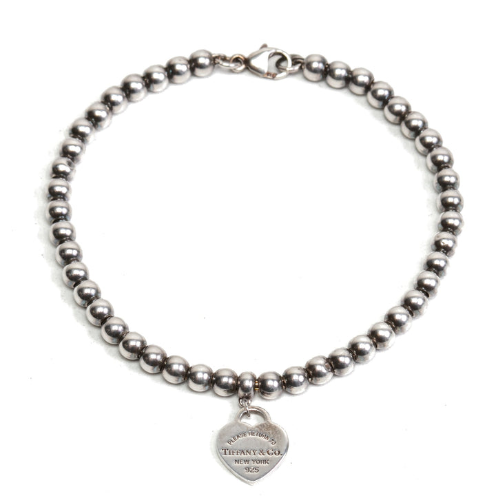 TIFFANY & CO. Heart Tag Bead Bracelet - FINAL SALE