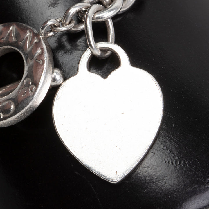 TIFFANY & Co. Heart Tag Toggle Charm Bracelet