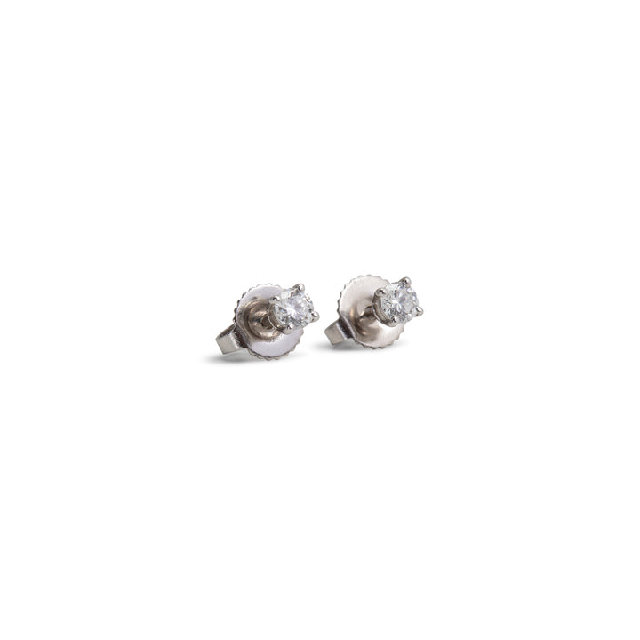 TIFFANY & Co. Platinum Diamond Earrings - Pair