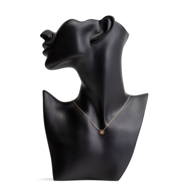 TIFFANY & CO. Diamond 1837 Circle Pendant Necklace