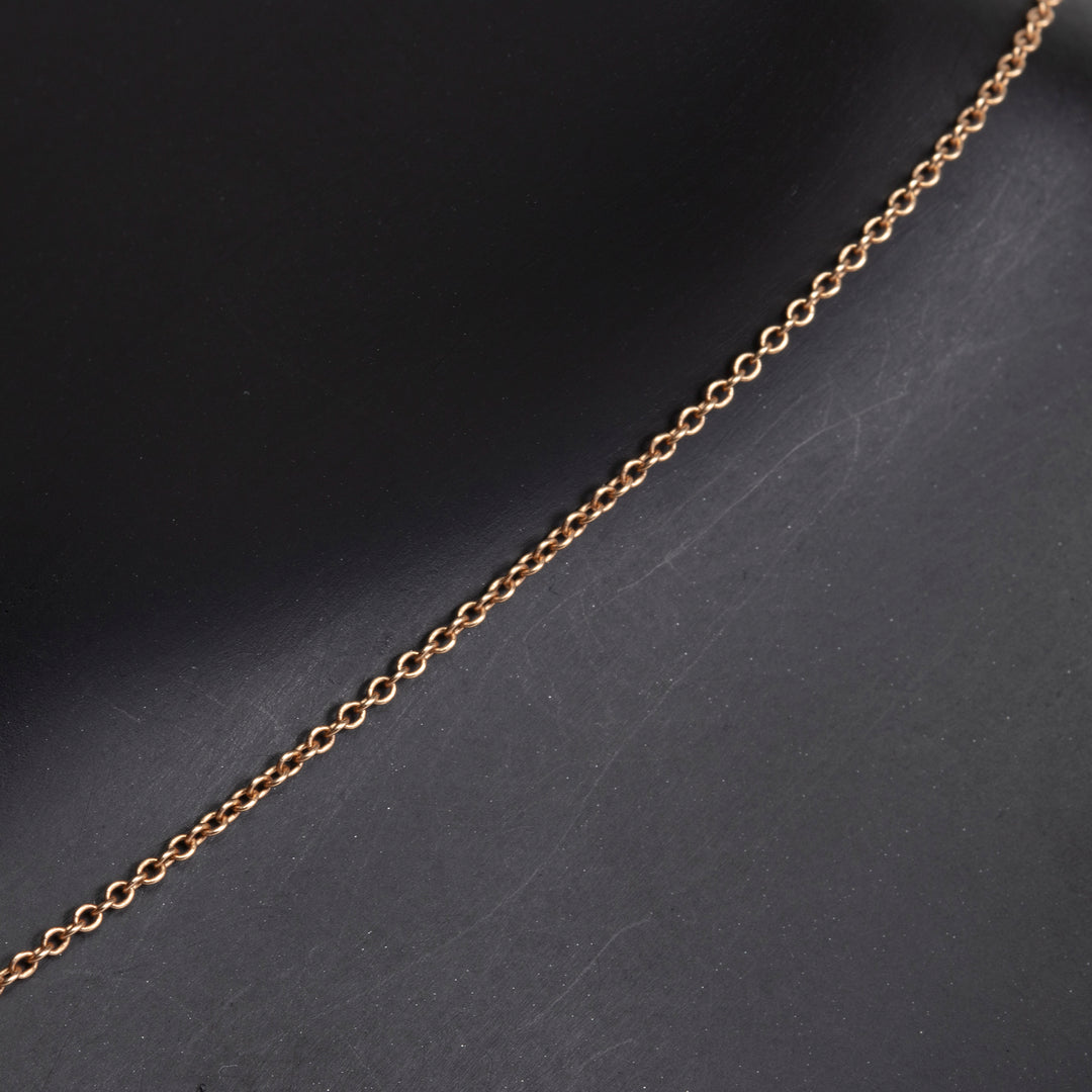 TIFFANY & CO. Diamond 1837 Circle Pendant Necklace