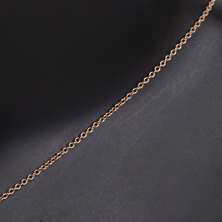 TIFFANY & CO. Diamond 1837 Circle Pendant Necklace