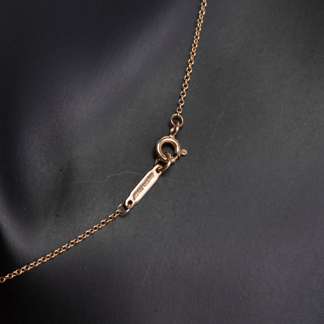 TIFFANY & CO. Diamond 1837 Circle Pendant Necklace