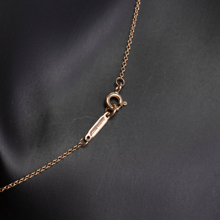 TIFFANY & CO. Diamond 1837 Circle Pendant Necklace