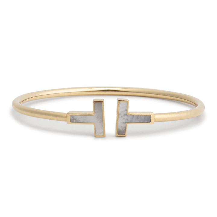 TIFFANY & CO. Mother Of Pearl Wire Bracelet