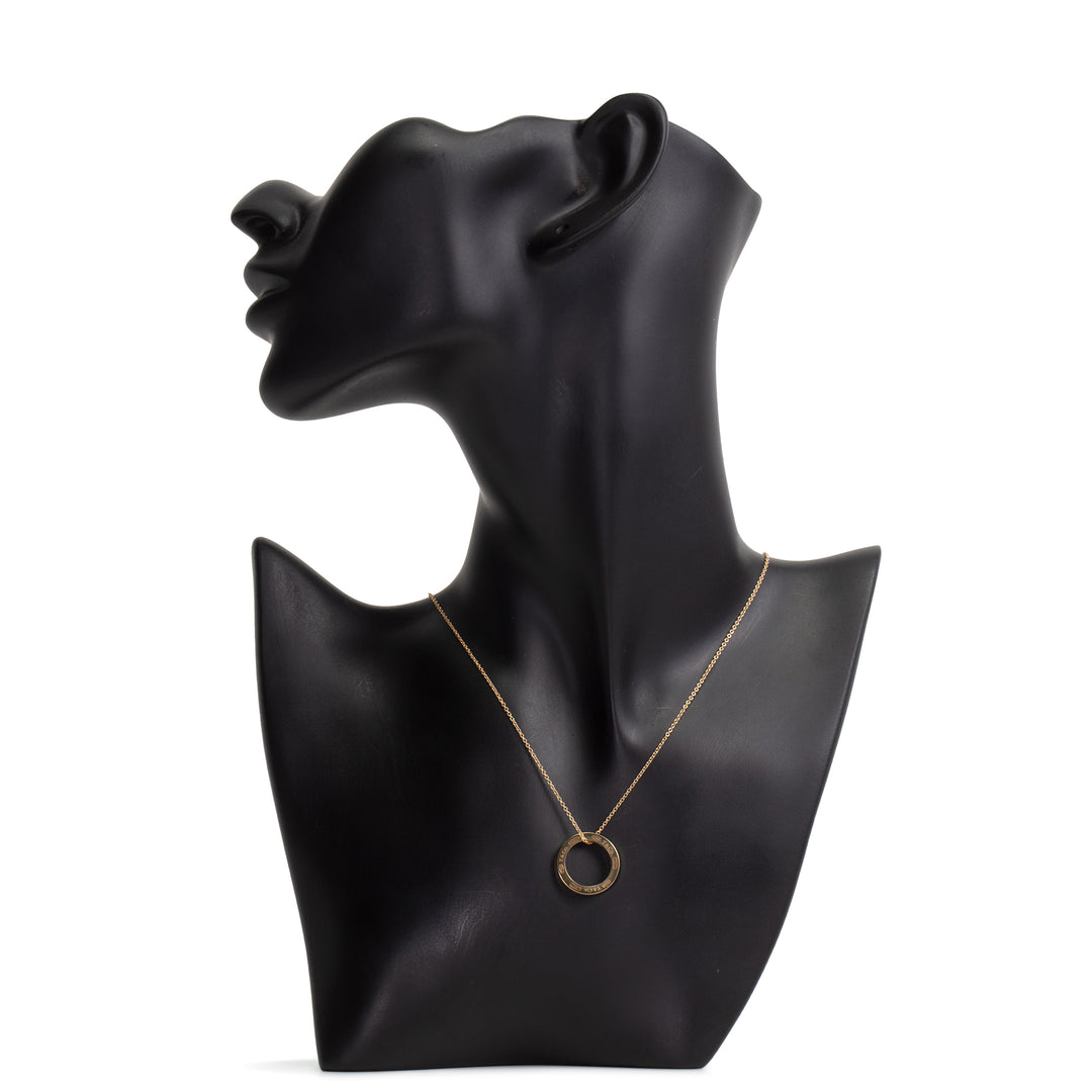TIFFANY & CO. Open Circle Pendant Necklace