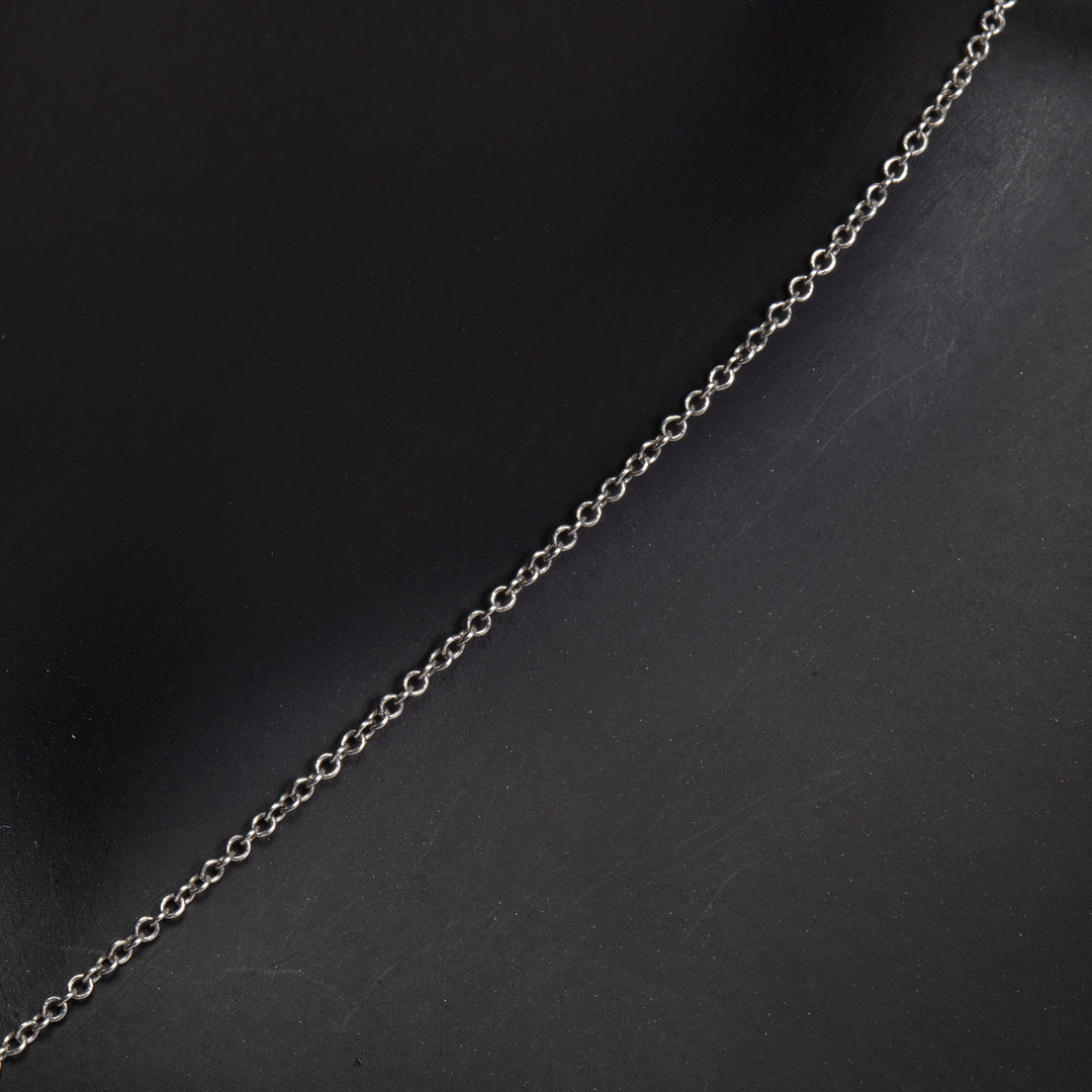 TIFFANY & CO. Platinum Aquamarine & Diamond Pendant Necklace