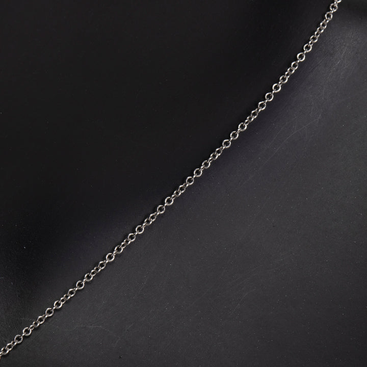 TIFFANY & CO. Platinum Aquamarine & Diamond Pendant Necklace