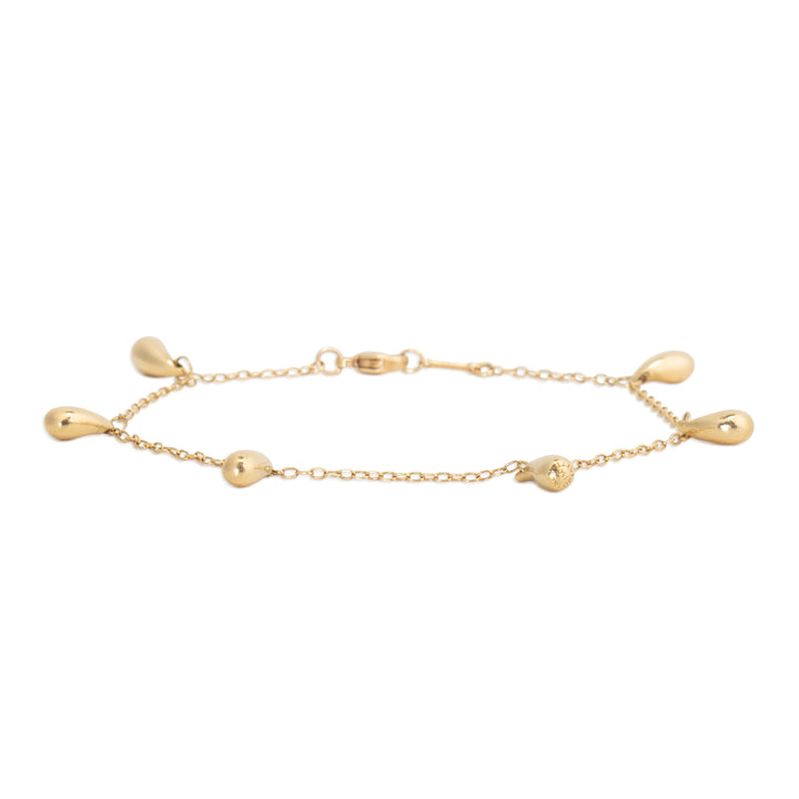 TIFFANY & CO. Vintage 6 Teardrop Charm Bracelet