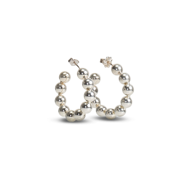 TIFFANY & CO. Bead Hoop Earrings