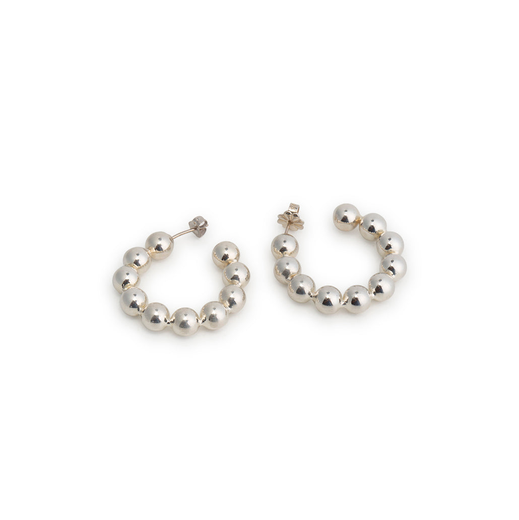 TIFFANY & CO. Bead Hoop Earrings