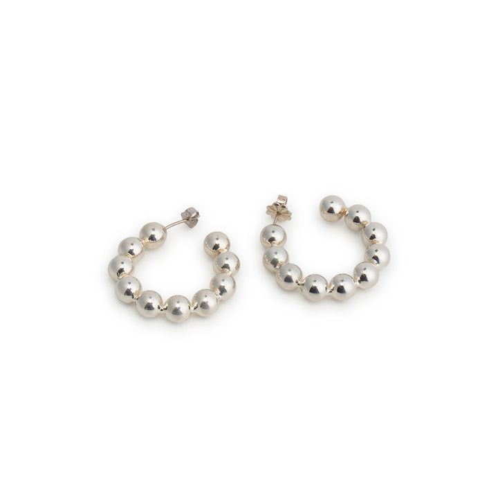 TIFFANY & CO. Bead Hoop Earrings