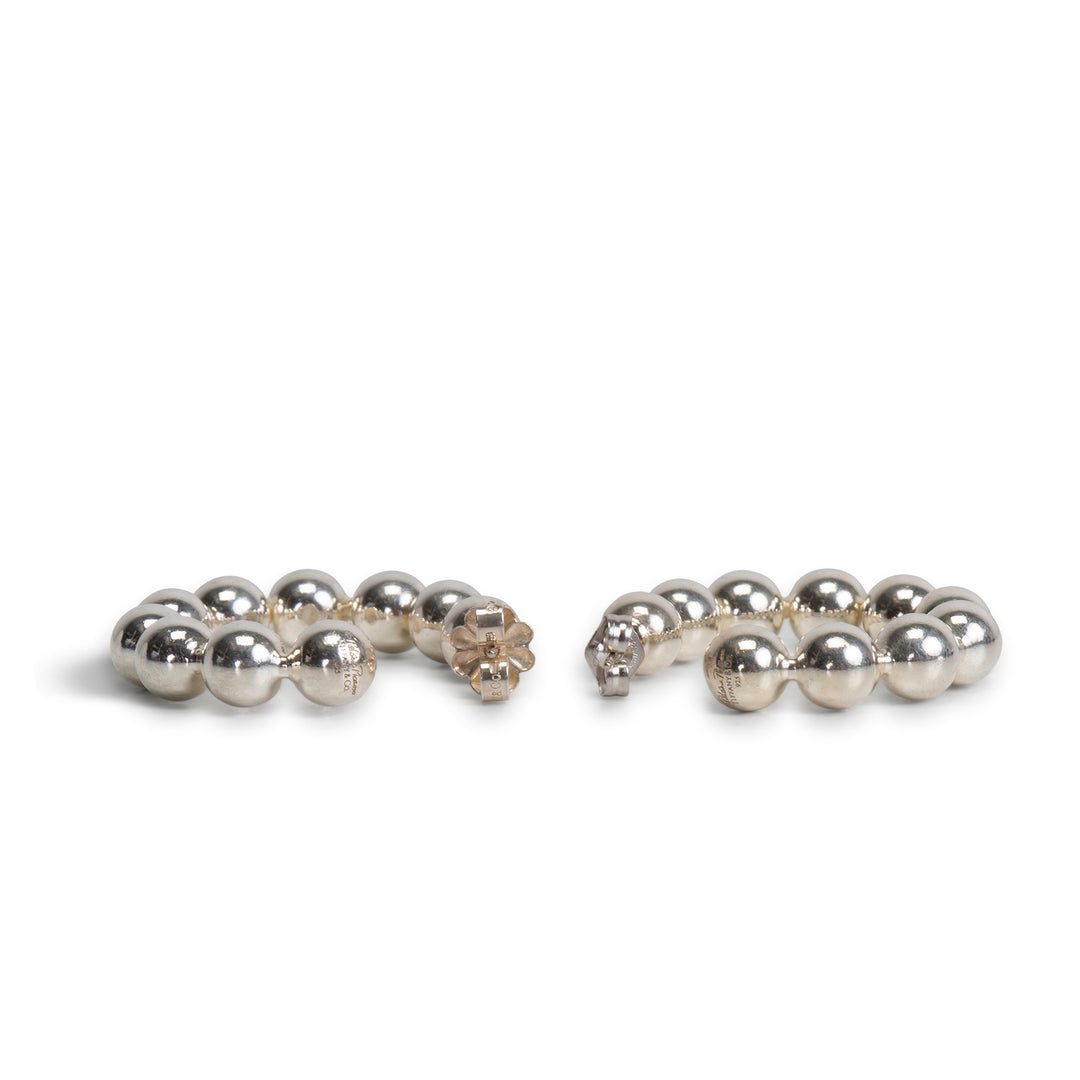TIFFANY & CO. Bead Hoop Earrings