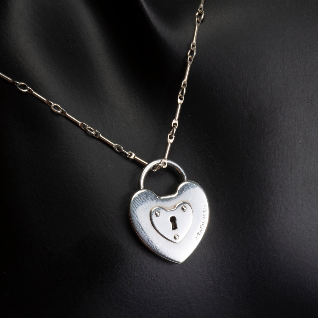 TIFFANY & CO. Heart Lock Necklace