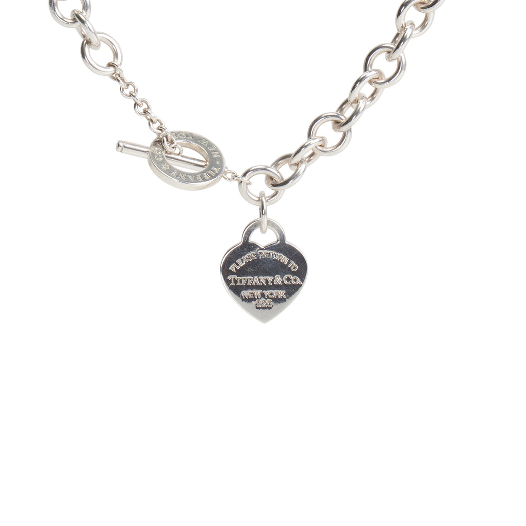 TIFFANY & CO. Heart Toggle Necklace