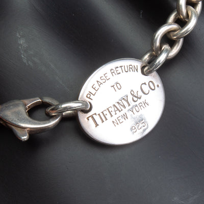 TIFFANY & CO. Oval Tag Necklace - FINAL SALE