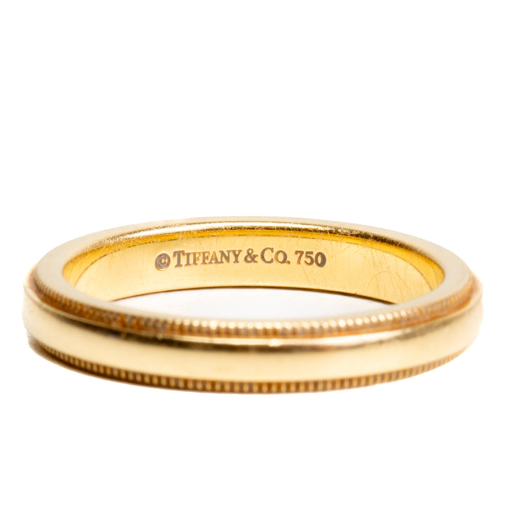 TIFFANY & CO. 18k Milgrain Band - FINAL SALE