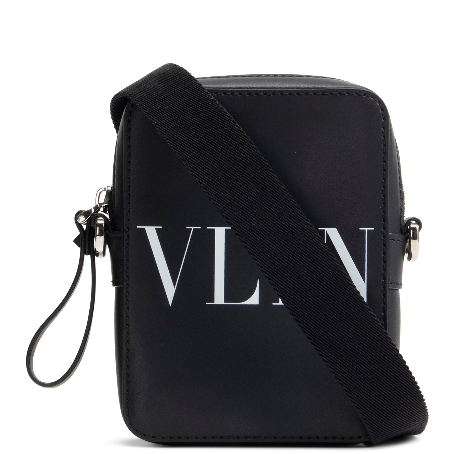 VALENTINO Small Leather Crossbody- Black OUTLET FINAL SALE – ALB