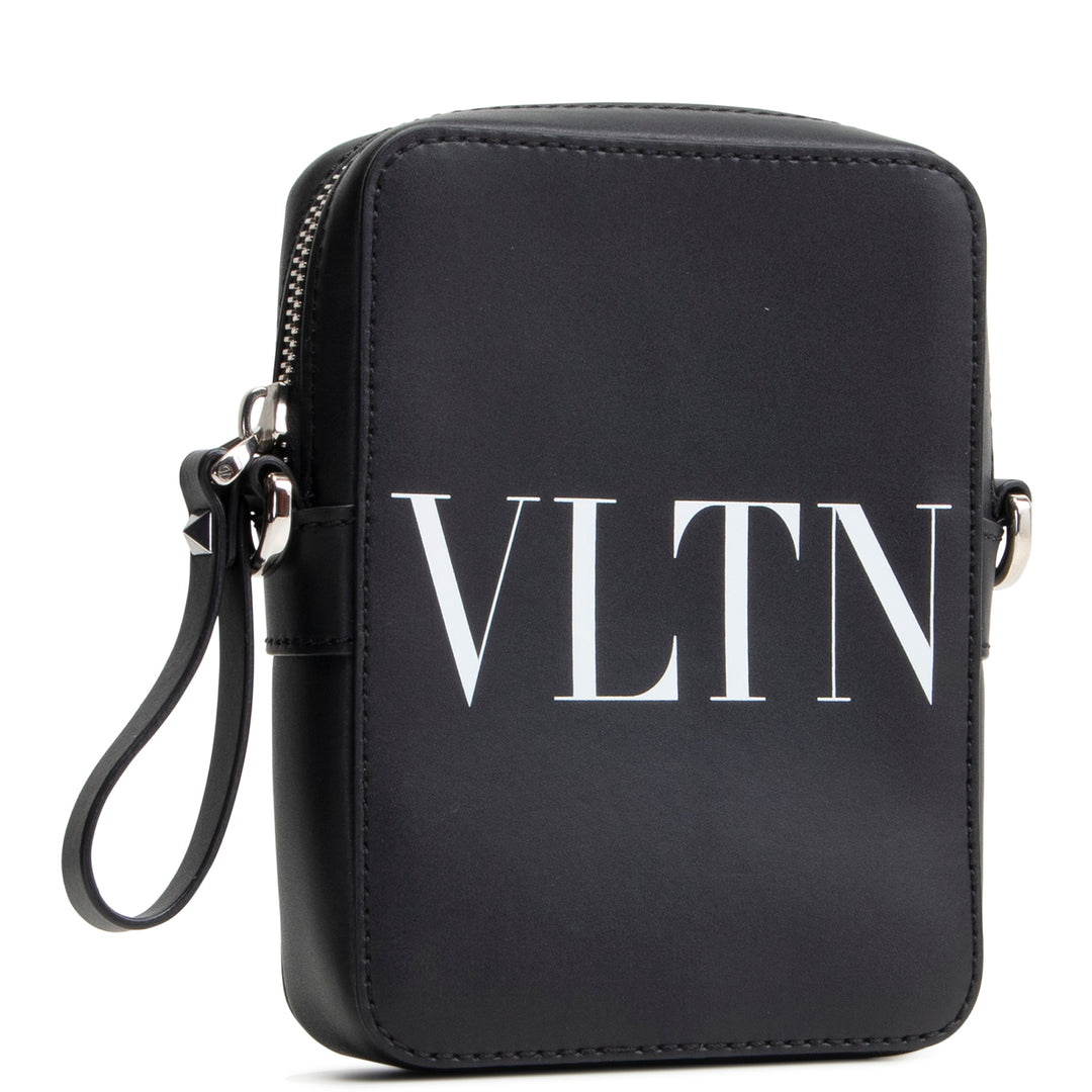 VALENTINO Small Leather Crossbody- Black OUTLET FINAL SALE