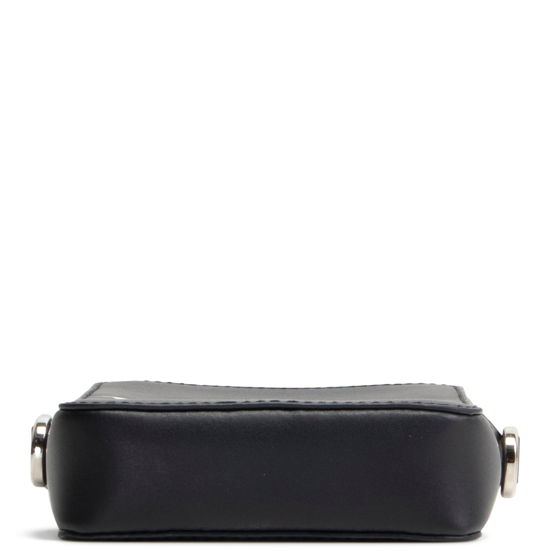 VALENTINO Small Leather Crossbody- Black OUTLET FINAL SALE
