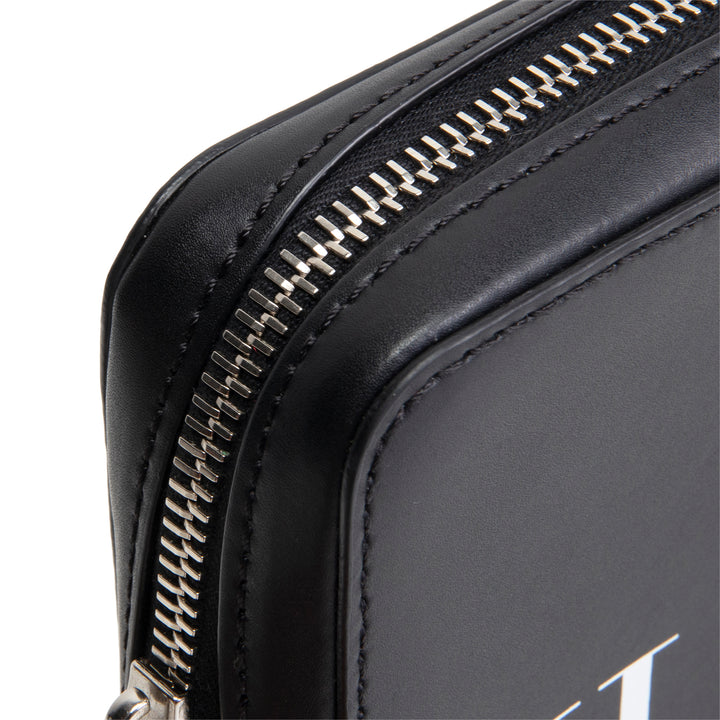 VALENTINO Small Leather Crossbody- Black OUTLET FINAL SALE