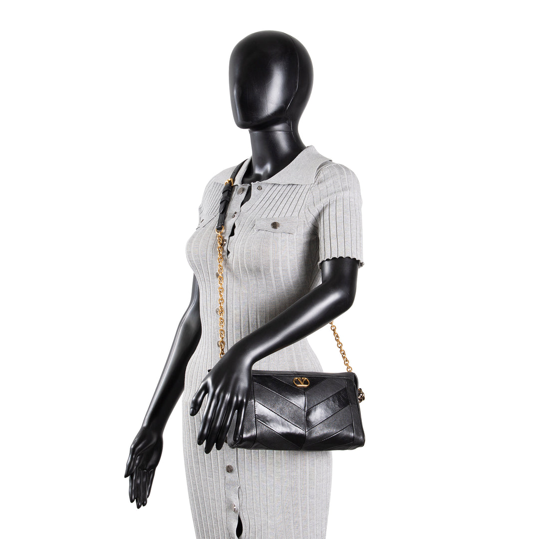 VALENTINO Panthea V Logo Signature Shoulder Bag