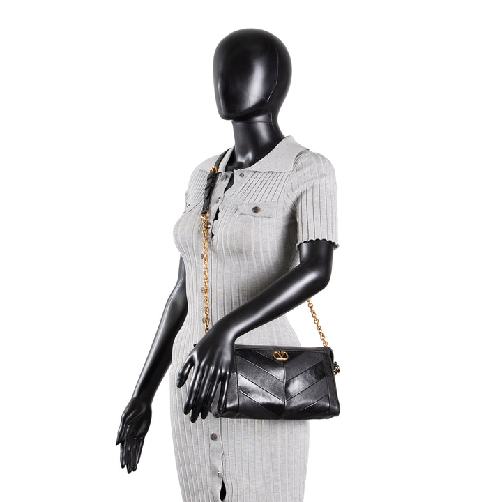 VALENTINO Panthea V Logo Signature Shoulder Bag
