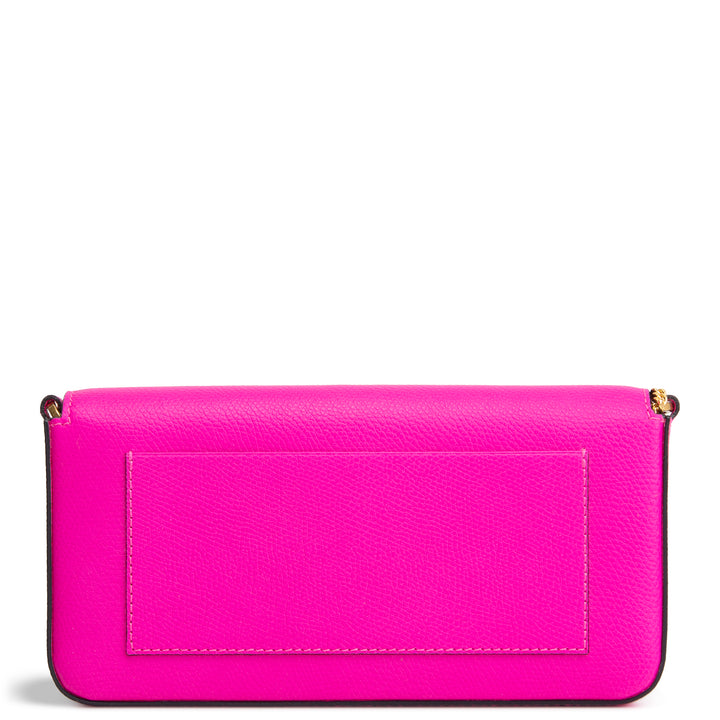 VALENTINO Flap Wallet on Chain - Pink