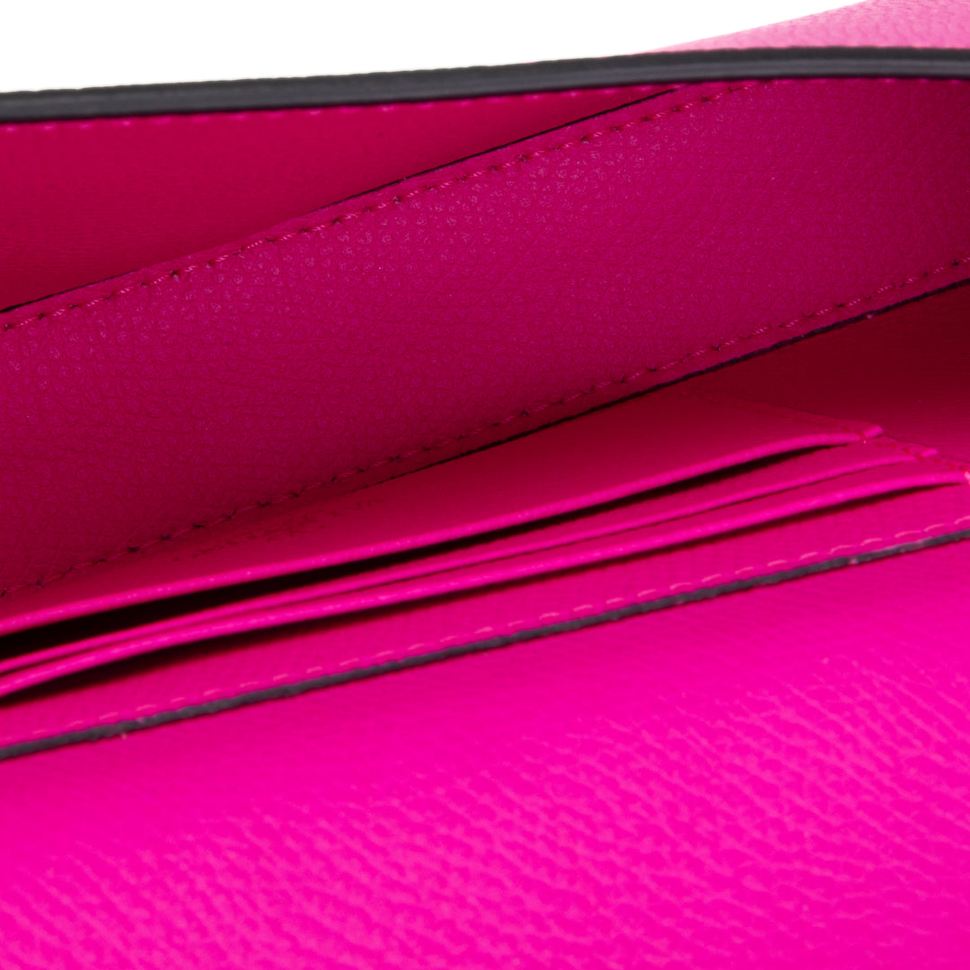 VALENTINO Flap Wallet on Chain - Pink