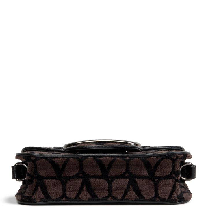 VALENTINO Iconographe Loco Shoulder Bag - Gray