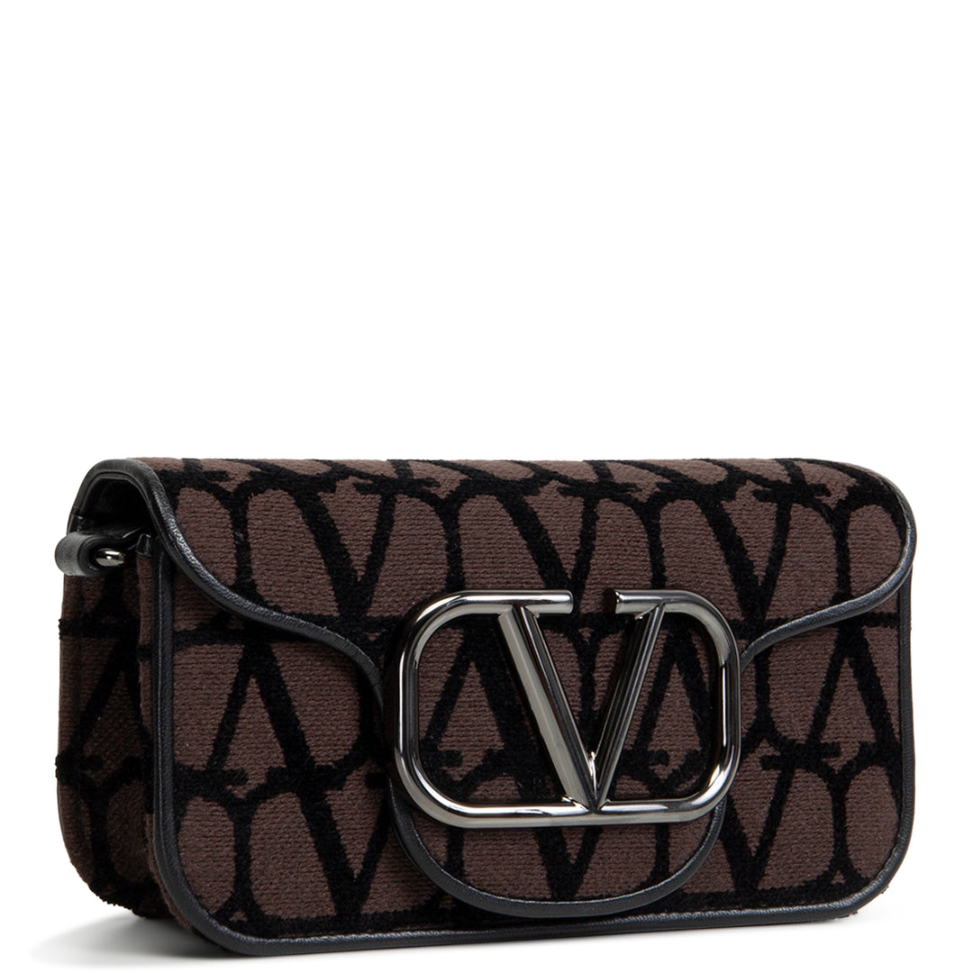 VALENTINO Iconographe Loco Shoulder Bag - Gray
