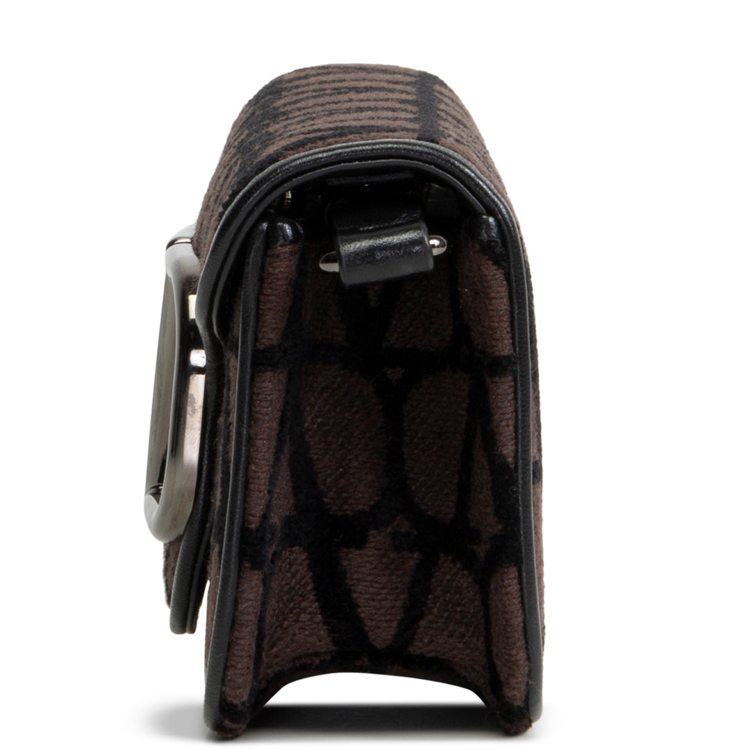 VALENTINO Iconographe Loco Shoulder Bag - Gray