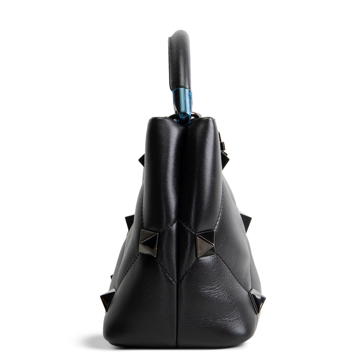 VALENTINO Roman Stud Top Handle - Black