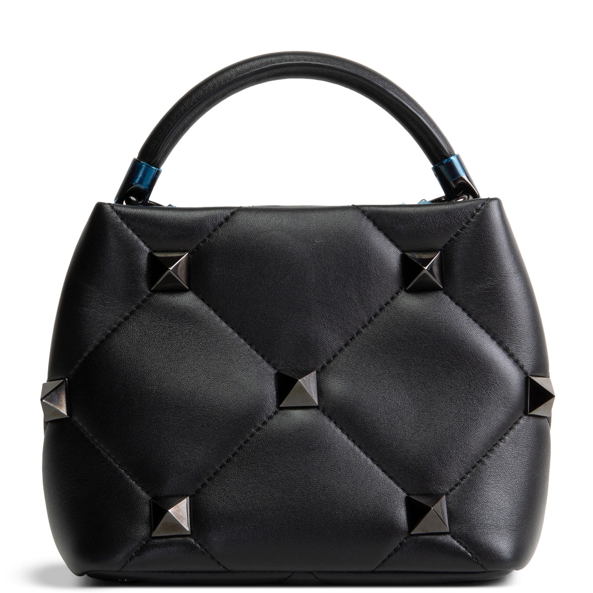 VALENTINO Roman Stud Top Handle - Black