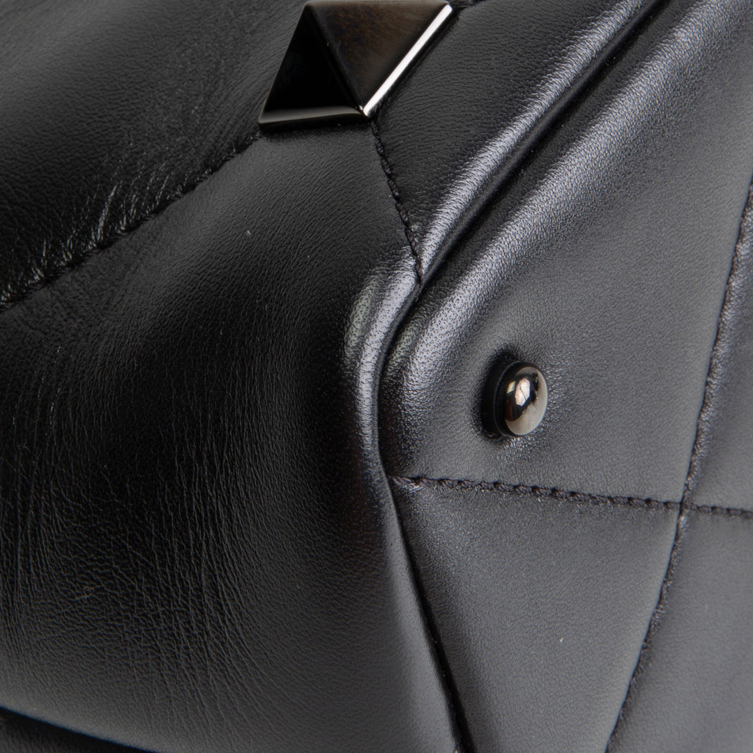 VALENTINO Roman Stud Top Handle - Black