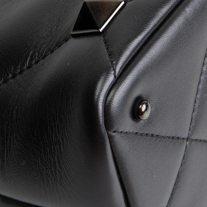 VALENTINO Roman Stud Top Handle - Black