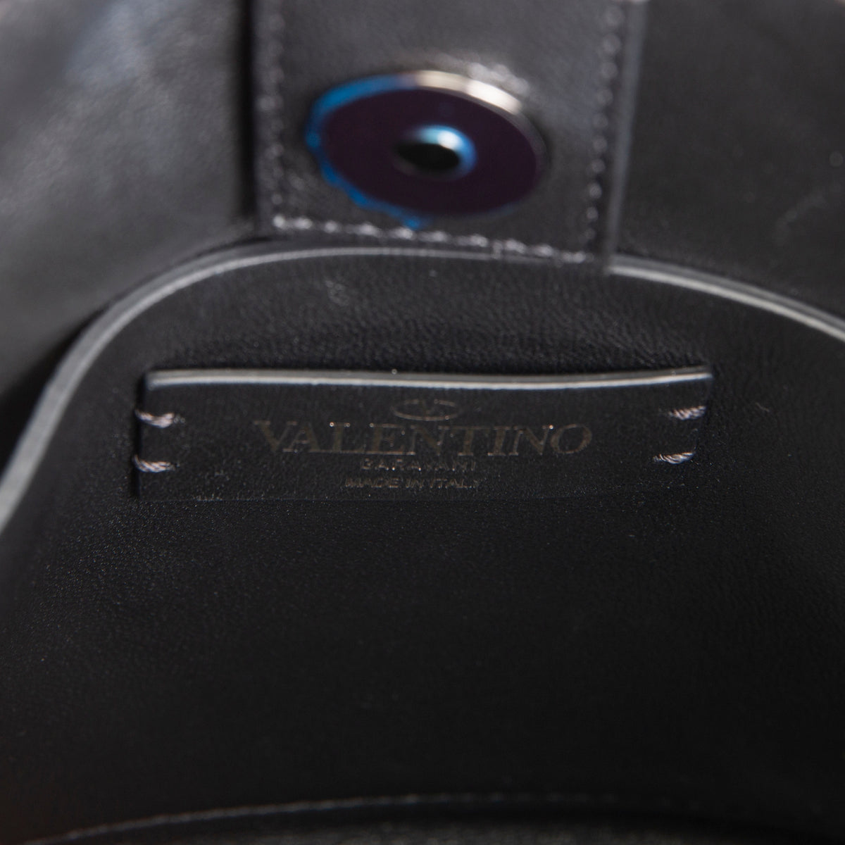 VALENTINO Roman Stud Top Handle - Black